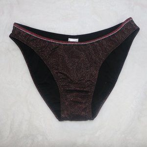 Xhilaration Shimmer High Cut Bikini Bottom